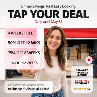Sentinel Storage - Windermere Lake Promotion